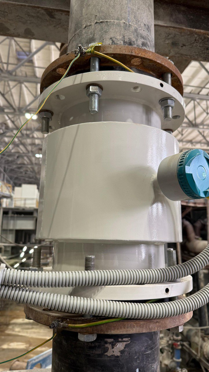 Расходомер на процессе заказчика 2