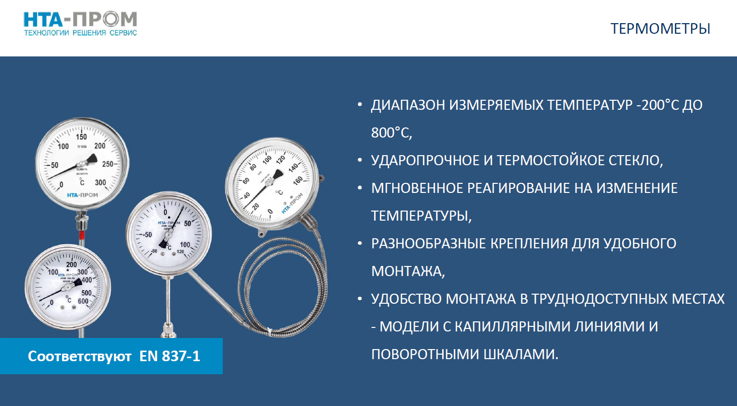 Измерительные приборы НТА-Пром