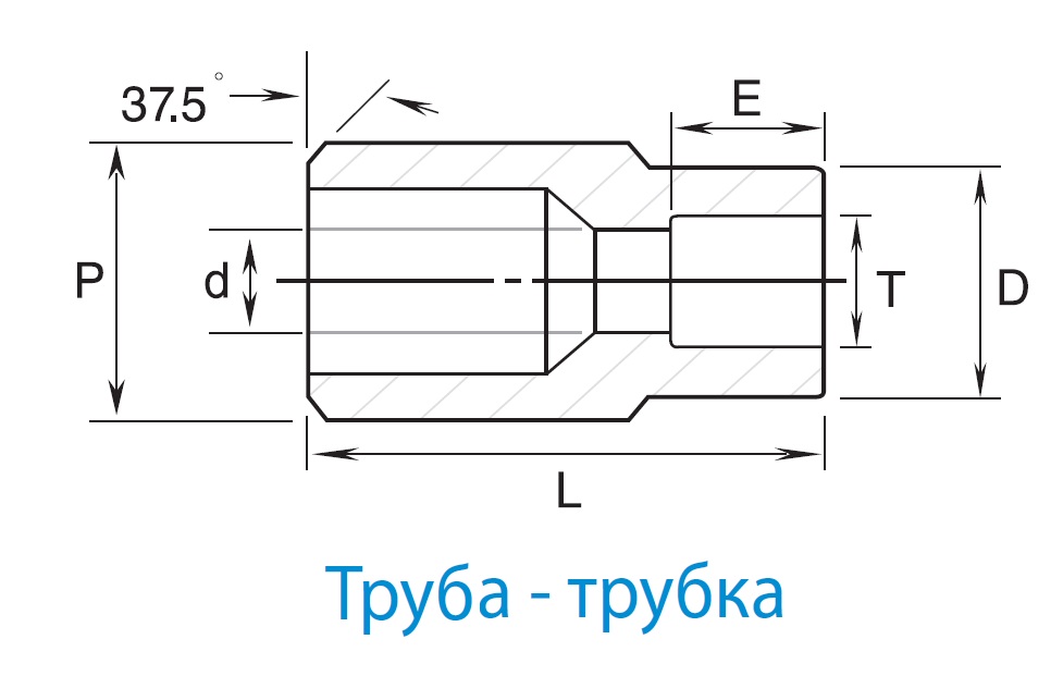 Муфта переходная GUWSW16P-6T-S