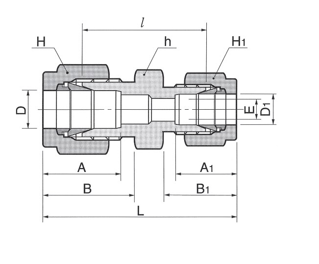 DUR - переходная муфта DUR32M-6M-SA