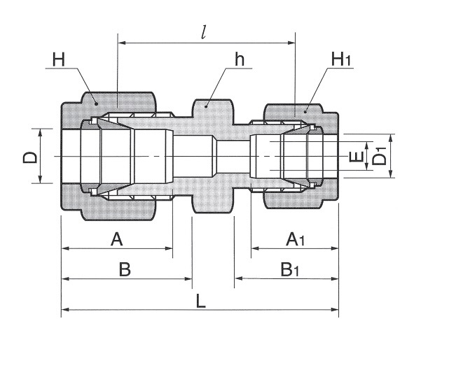 DUR - переходная муфта DUR3M-2-SA