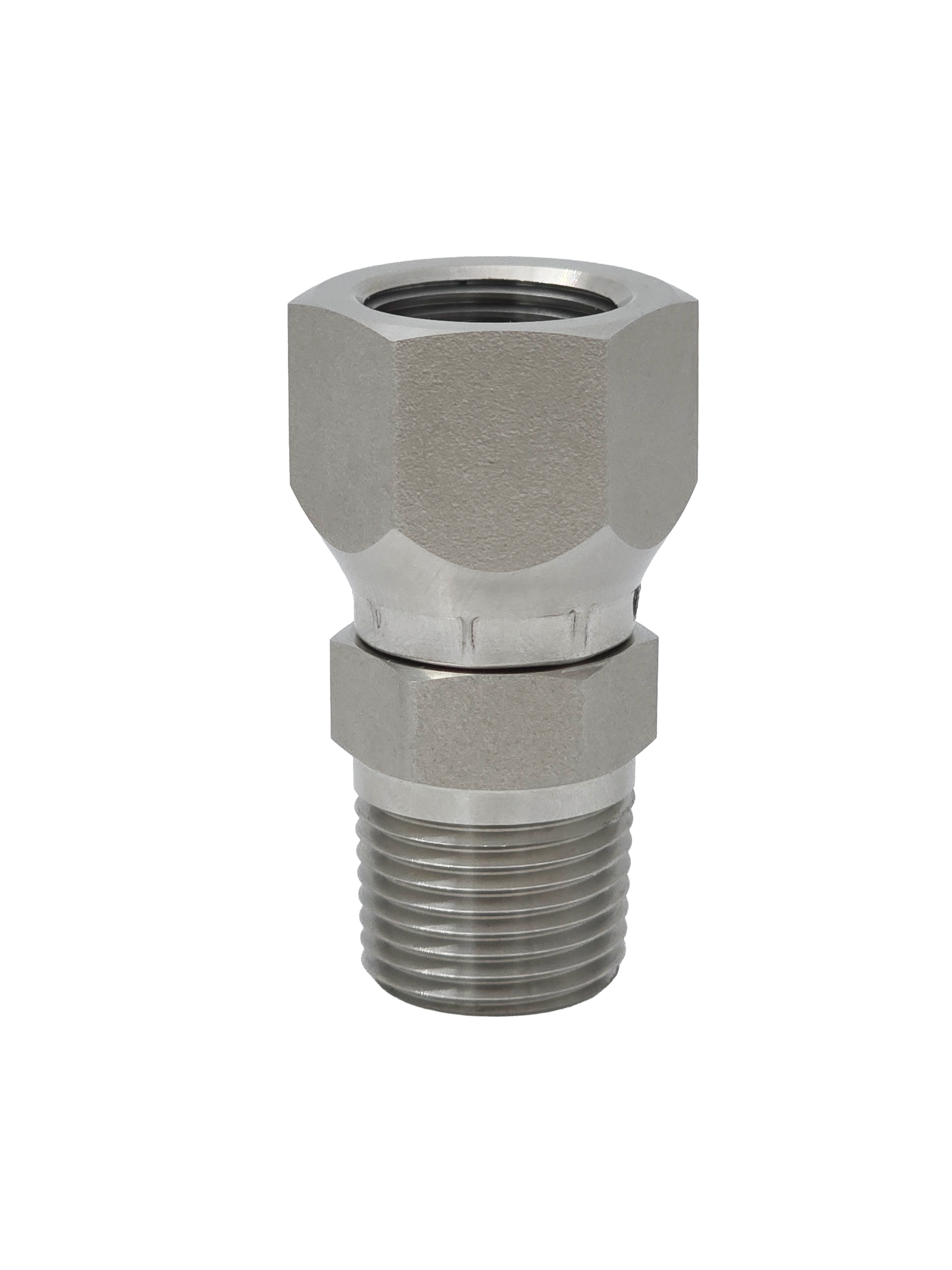 Фитинг под манометр с вращающейся гайкой TFNCS TFNCSMF8N-20M15G-SA